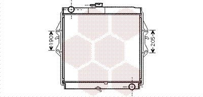 VAN WEZEL Radiators, Motora dzesēšanas sistēma 53002460